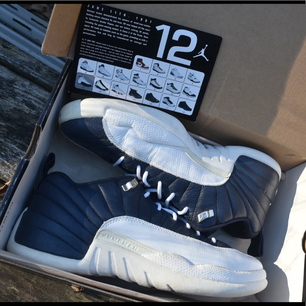 2004 Nike Air Jordan Retro 12 XII Obsidian Low